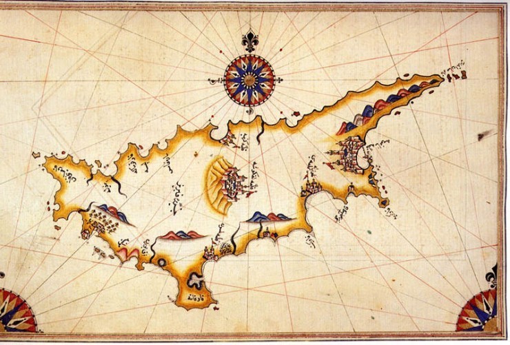 Piri Reis'in Kıbrıs Haritası